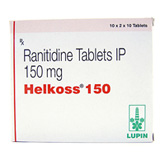 ヘルコス(ザンタックジェネリック)塩酸ラニチジン 150mg 100錠